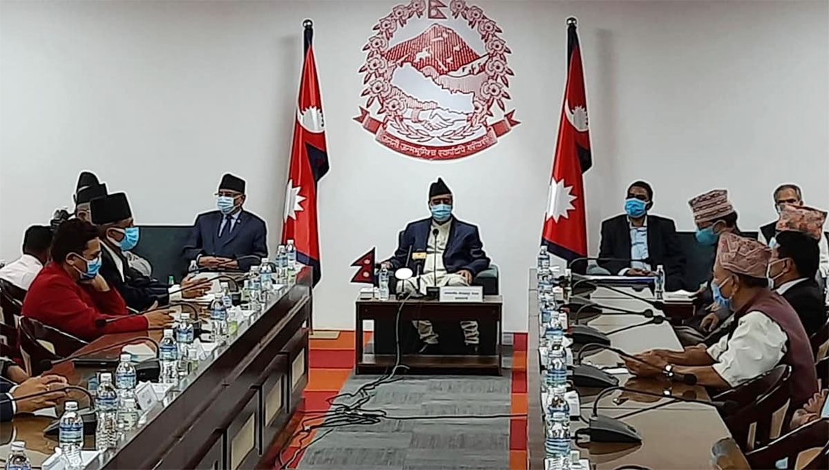 कोरोना महामारीलाई प्राथमिकतासहित सरकारको साझा न्यूनतम कार्यक्रम सार्वजनिक